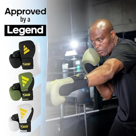 Adidas x Anderson Silva Everyday Use Boxing Gloves Green