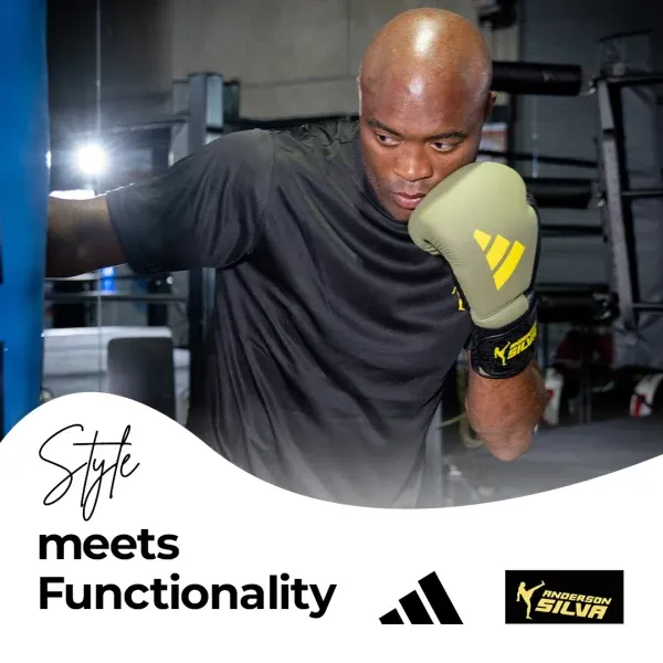 Adidas x Anderson Silva Everyday Use Boxing Gloves Green
