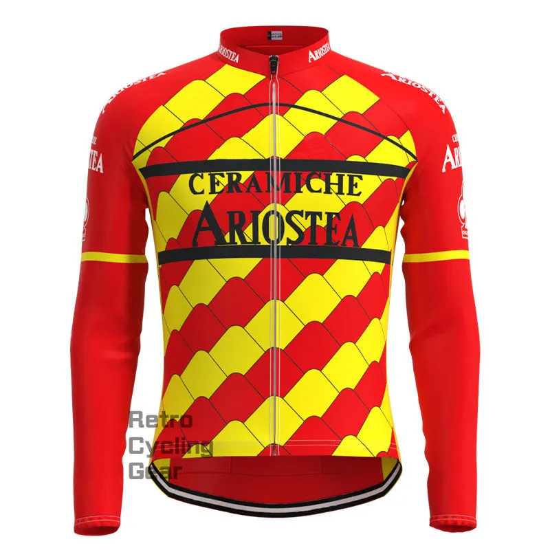 Ariostea Retro Long Sleeve Cycling Kit