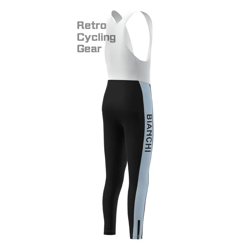 Bianchi Baby Blue Retro Long Sleeve Cycling Kit