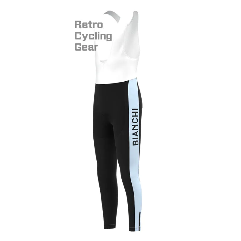 Bianchi Baby Blue Retro Long Sleeve Cycling Kit