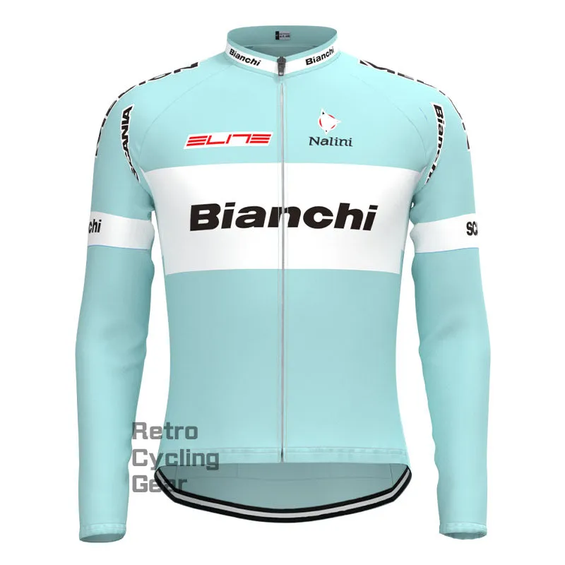 Bianchi Grey Green Retro Short Sleeve Cycling Kit