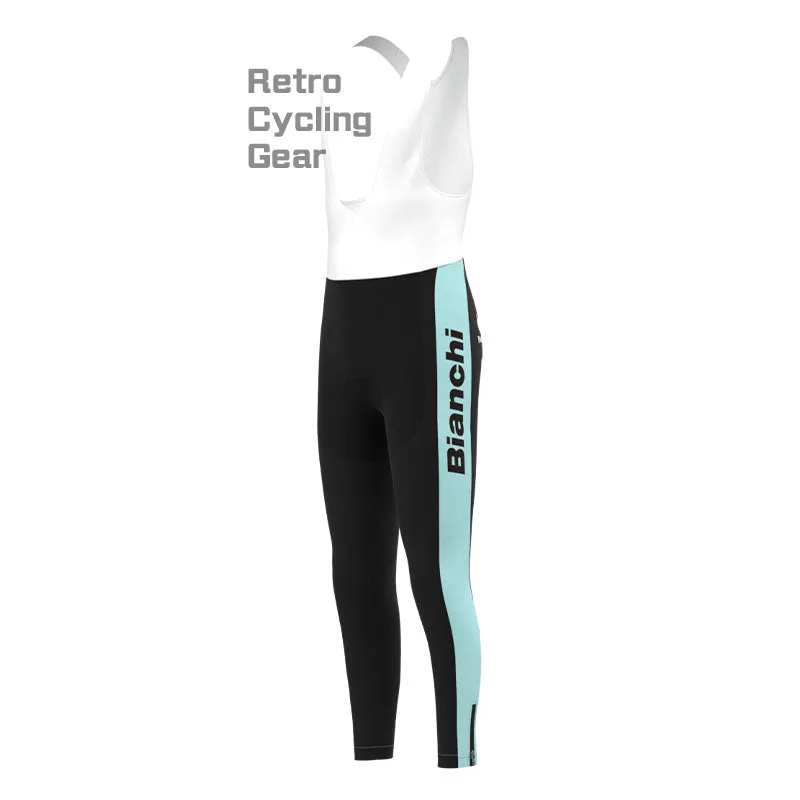 Bianchi Grey Green Retro Short Sleeve Cycling Kit