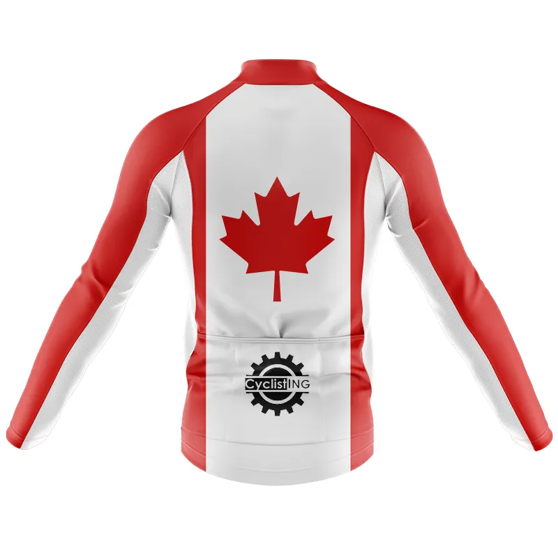 Canada Long Sleeve Cycling Jersey