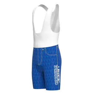 CARRERA Blue Vintage Cycling Bib Shorts