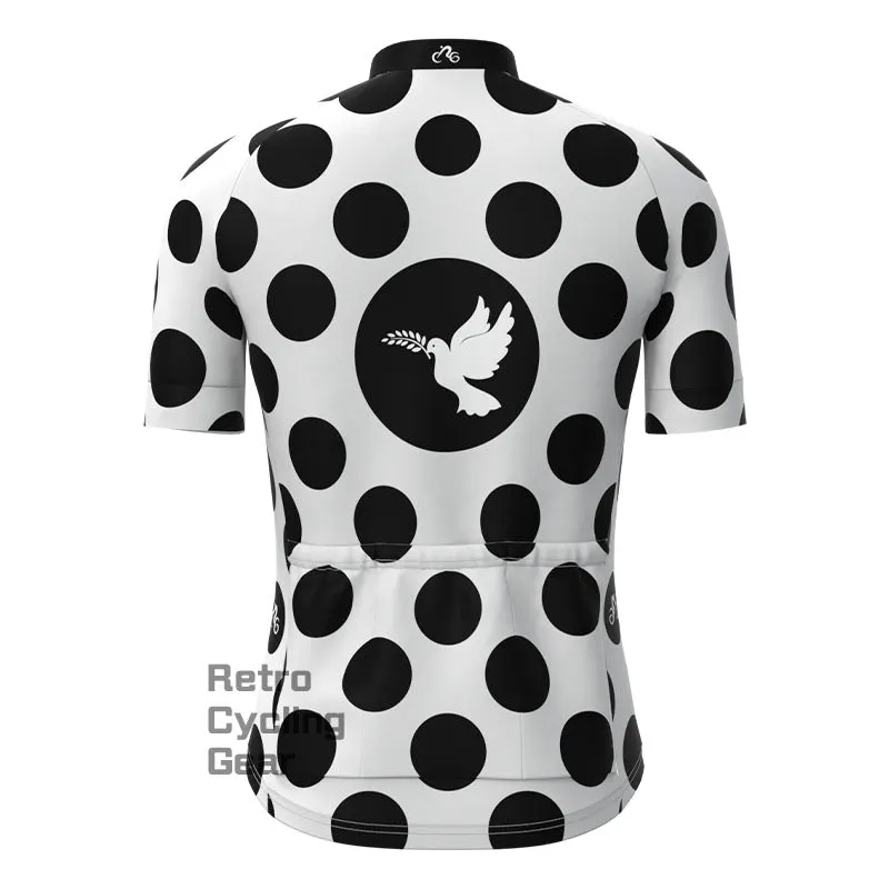 Dotted pigeon Short Sleeves Cycling Jersey