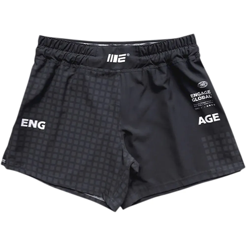 Engage Grid Tech MMA Hybrid Shorts - Black