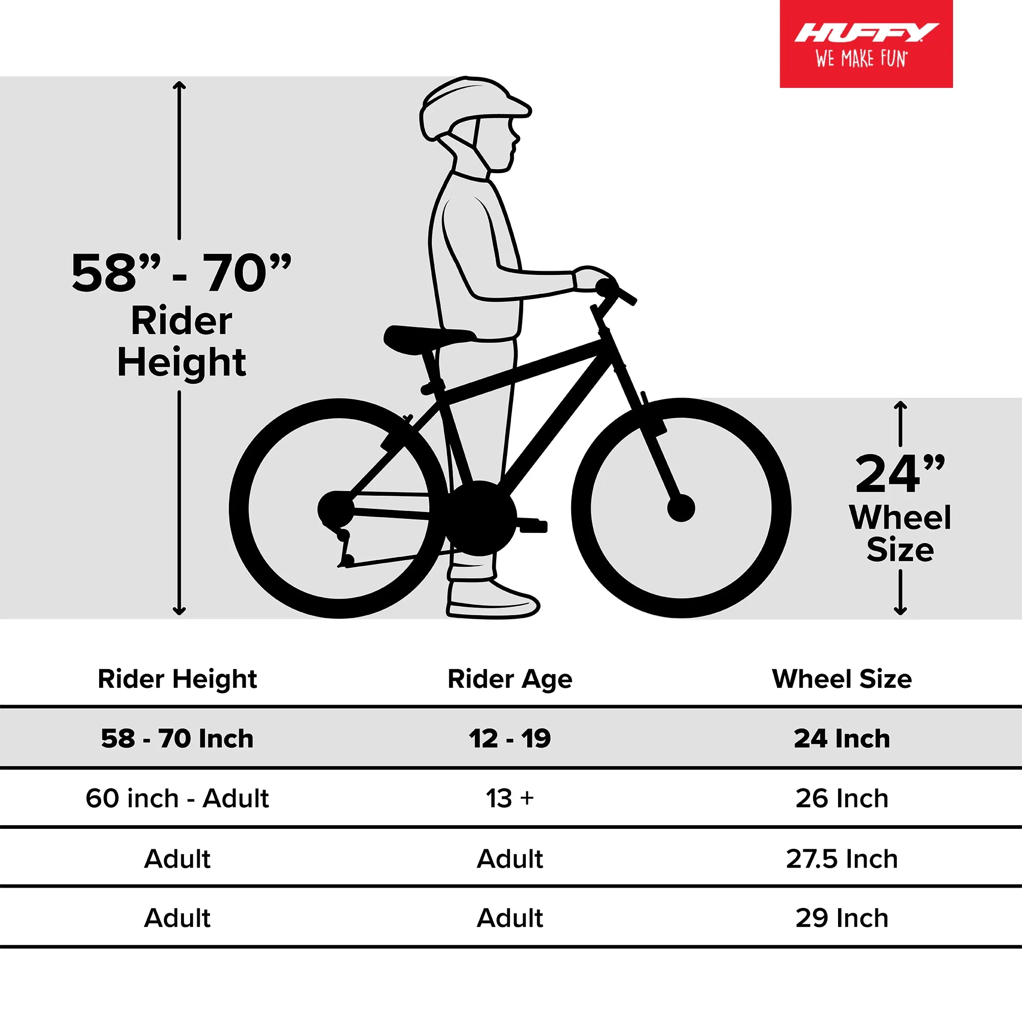 Huffy Rock Creek Mountain Bike, 24" Wheels, Adults Ages 13 , Purple Lilac
