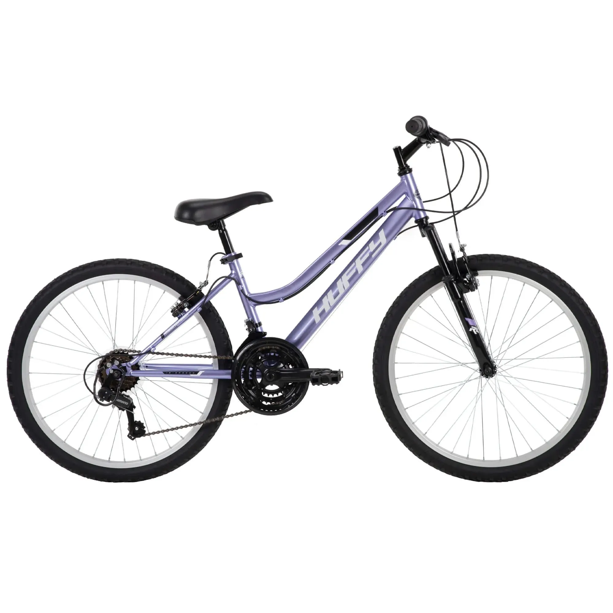 Huffy Rock Creek Mountain Bike, 24" Wheels, Adults Ages 13 , Purple Lilac