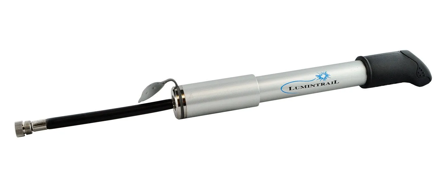 Mini Bike Pump with Retractable Hose and Nozzle Adapter