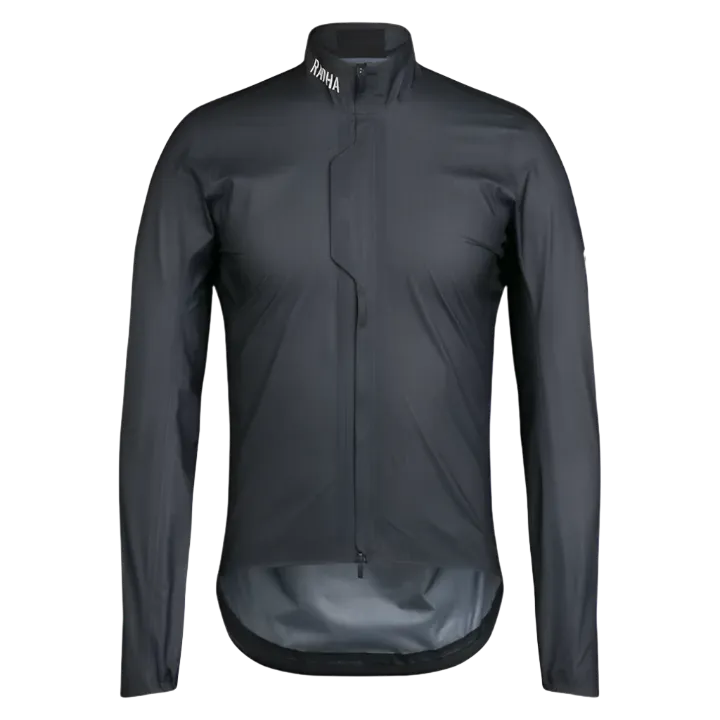 Rapha Pro Team Men's Gore-Tex Lightweight Rain Jacket Black Charcoal