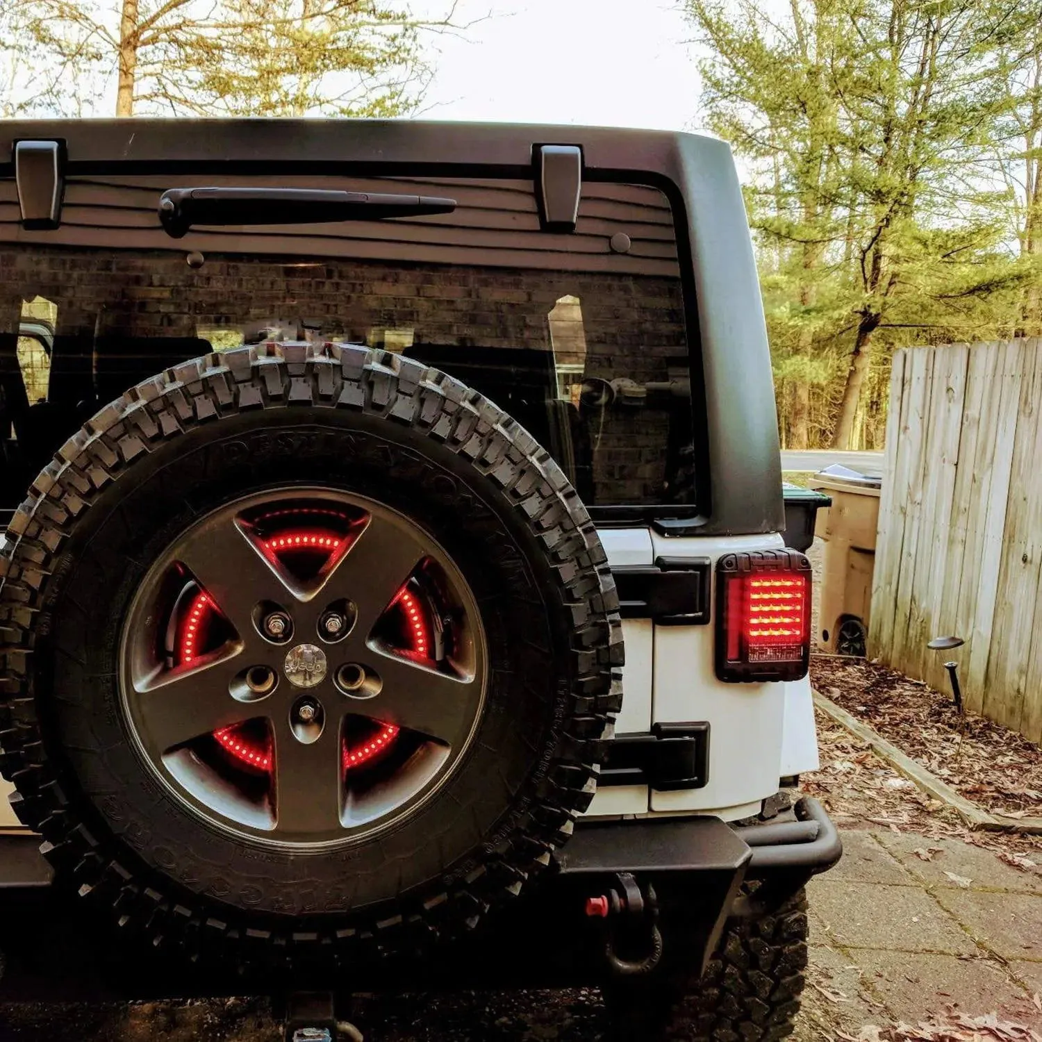 Spare Tire Brake Light For 2007-2018 Jeep Wrangler JK JKU YJ TJ
