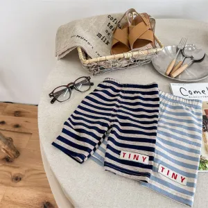 'Tiny' Tag Stripe Cycling Shorts