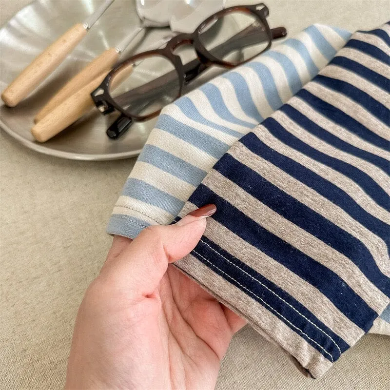 'Tiny' Tag Stripe Cycling Shorts