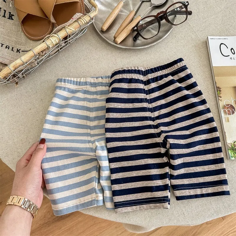 'Tiny' Tag Stripe Cycling Shorts