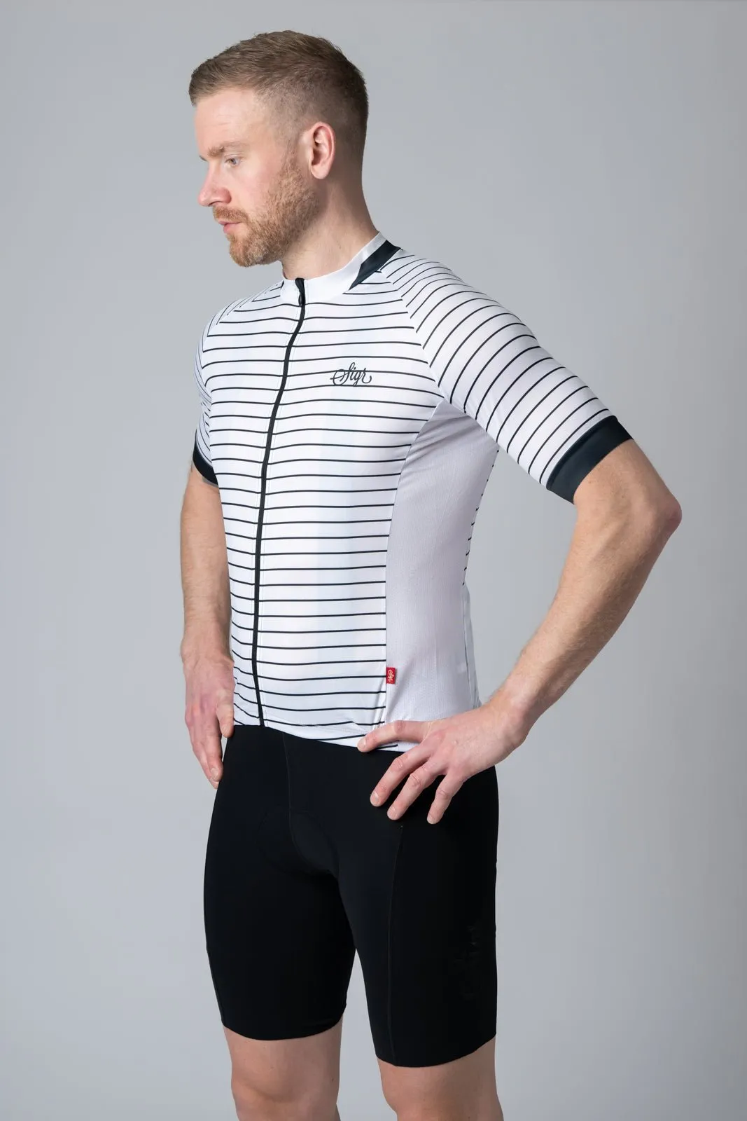 White Horizon Men's Cycling Jersey