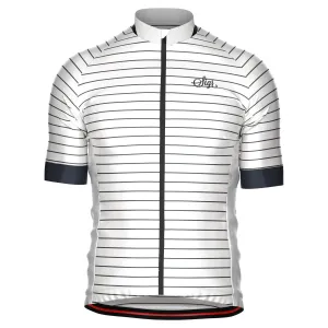 White Horizon Men's Cycling Jersey